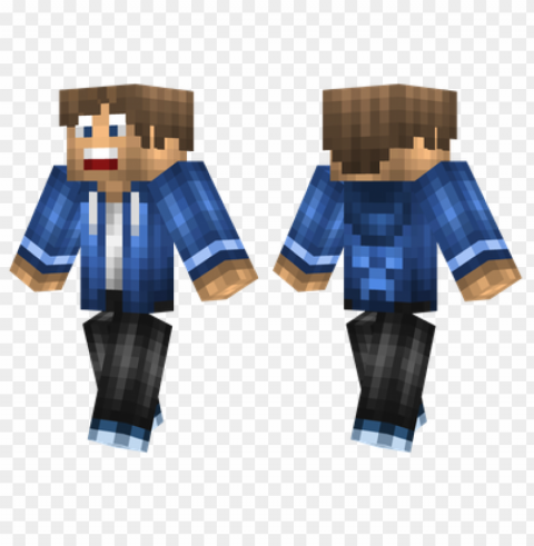 minecraft skins surprised dude skin ClearCut Background PNG Isolated Subject