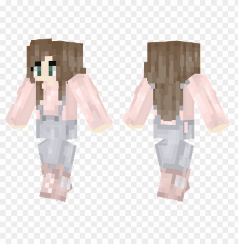 minecraft skins sweet rose skin Transparent Background Isolated PNG Item PNG transparent with Clear Background ID ea15cb37