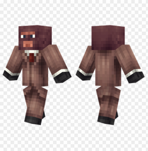 minecraft skins tf2 red spy skin Isolated PNG Object with Clear Background