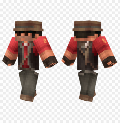 minecraft skins tf2 sniper skin Isolated Subject on HighQuality PNG