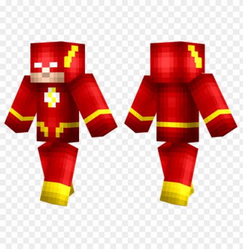 minecraft skins the flash skin Clear Background PNG Isolated Element Detail