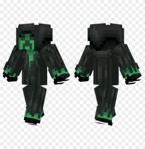 minecraft skins the grim creeper skin Transparent PNG Graphic with Isolated Object