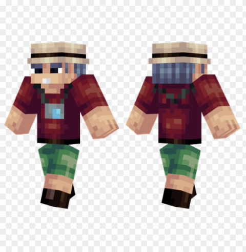 minecraft skins the tourist skin Free PNG images with alpha transparency