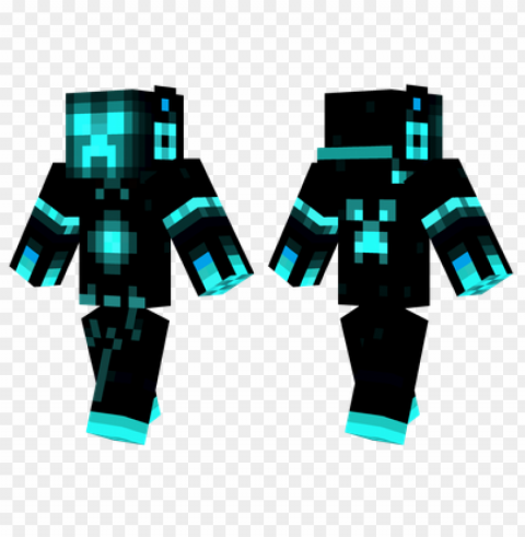 minecraft skins tron creeper skin Transparent background PNG clipart