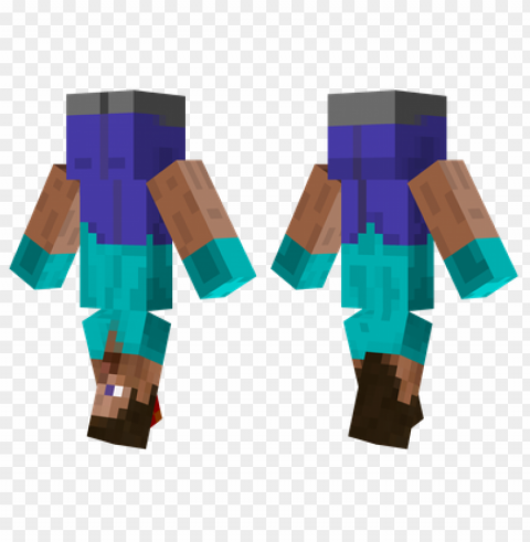 minecraft skins upside down skin Clean Background Isolated PNG Graphic