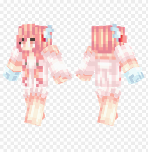 minecraft skins valentines girl skin High-resolution PNG images with transparent background