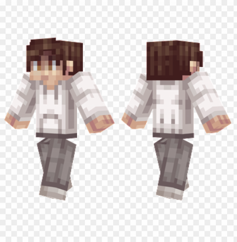 minecraft skins white sweater skin PNG for blog use PNG transparent with Clear Background ID e5876c66