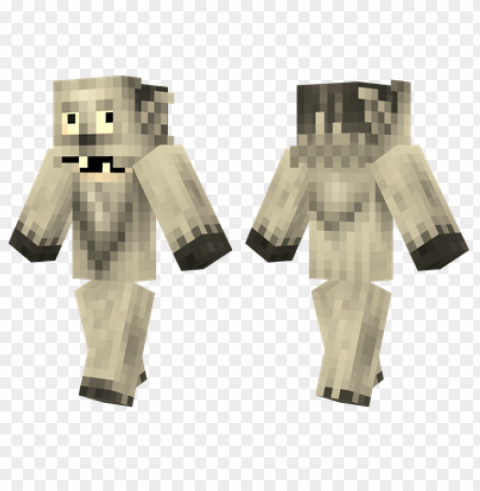 minecraft skins yeti skin PNG Image Isolated with Transparent Clarity
