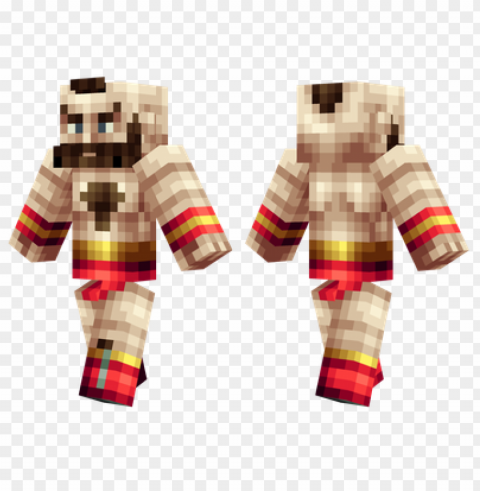 minecraft skins zangief skin PNG files with transparent canvas extensive assortment