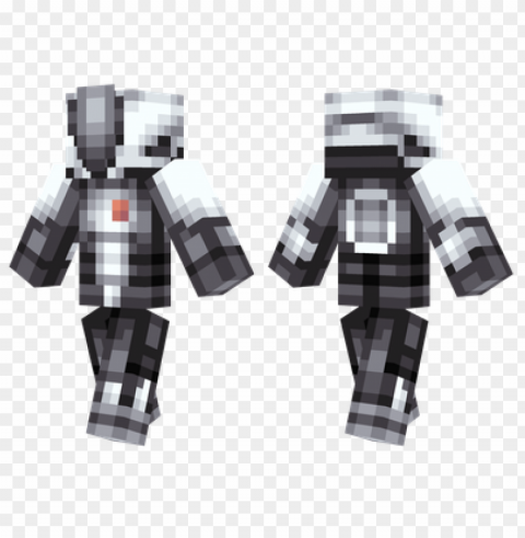 Minecraft Skins Zer0 Skin PNG For Educational Projects