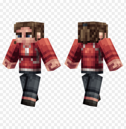 minecraft skins zoey skin PNG for overlays