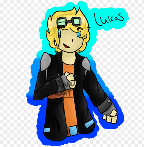 minecraft story mode lukas by ragerwolfy Isolated Artwork on Transparent Background PNG