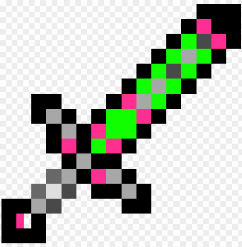 minecraft sword - minecraft diamond sword PNG files with no background assortment PNG transparent with Clear Background ID c2c4055a