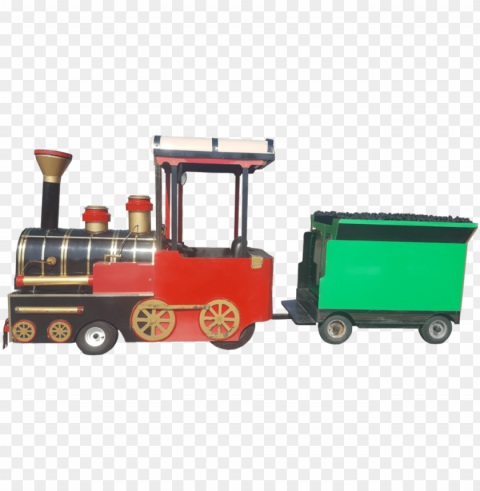 mini express trackless train - model car PNG images with no watermark