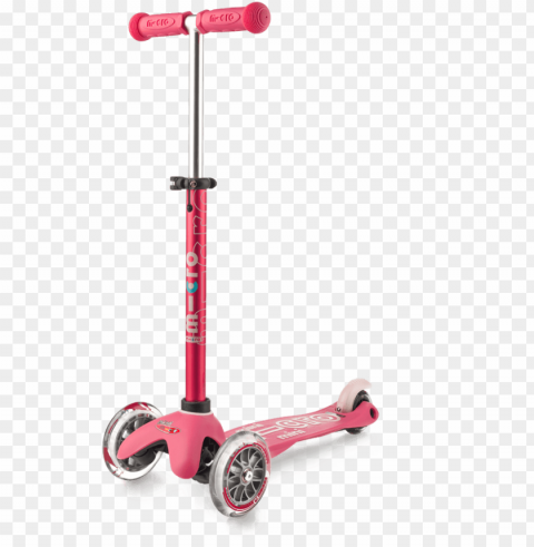 mini micro deluxe pink - micro mini deluxe scooter Clean Background Isolated PNG Art