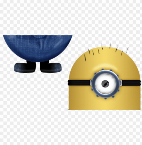 minion eye background Isolated Artwork in Transparent PNG