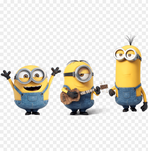 minions 2 characters - minions bob kevin and stuart Clear PNG graphics free