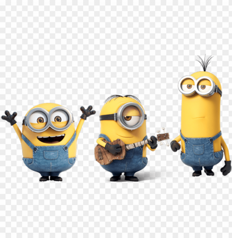 Minions 2 Characters - Minions Bob Kevin And Stuart Clear PNG Graphics Free