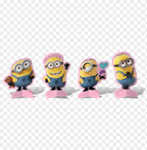 minions rosa - figurine PNG transparent photos mega collection PNG transparent with Clear Background ID f060e7bd