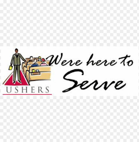 ministry leader information - church usher PNG for overlays