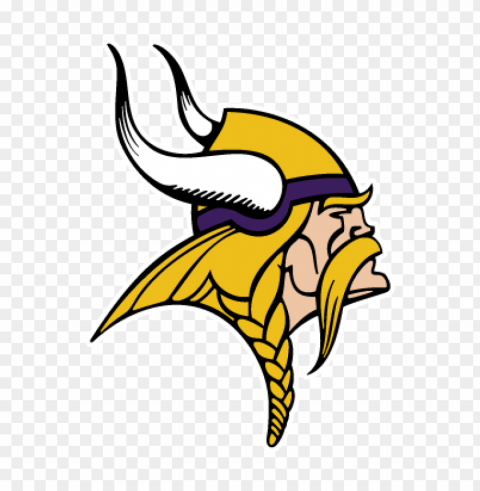 minnesota vikings logo vector ClearCut Background PNG Isolated Element