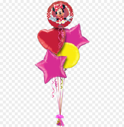 minnie mouse birthday balloon - amscan minnie mouse balloon - 9 inch mini foil Isolated Illustration in HighQuality Transparent PNG