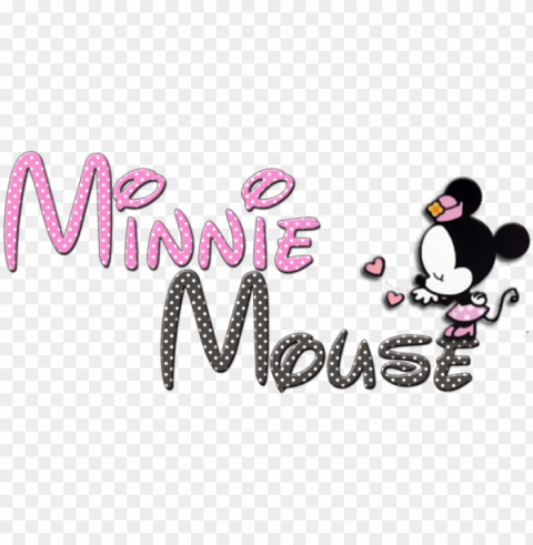 minnie mouse - minnie mouse en letras Isolated Subject with Transparent PNG
