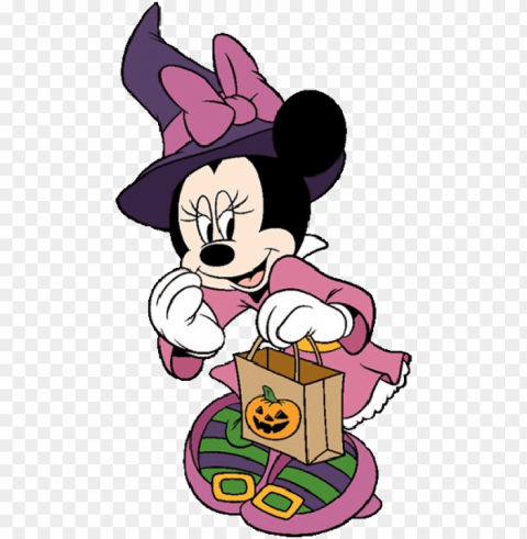 minnie mouse with crown clipart - mickey mouse halloween minnie Isolated Illustration in HighQuality Transparent PNG