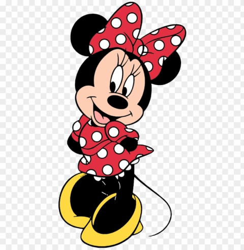 minnie-red - minnie mouse Isolated Element with Clear Background PNG