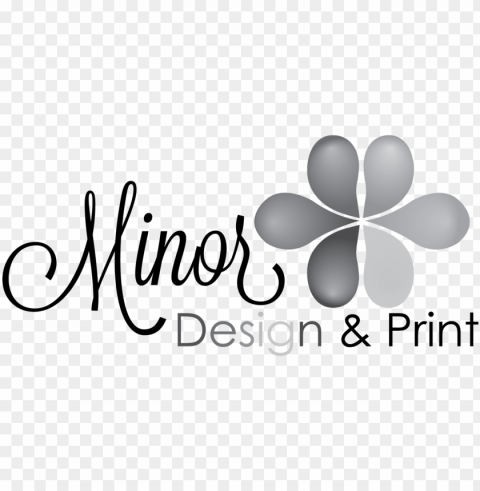 minor design & print logo - quinceañera PNG Image with Isolated Artwork