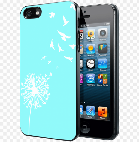 mint dandelion blowing birds samsung galaxy s3 s4 s5 - tottenham hotspur fc 55s hard phone case 3d HighResolution Isolated PNG Image
