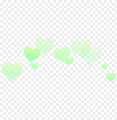 mint heart - mint hearts Isolated Design Element on Transparent PNG PNG transparent with Clear Background ID c54ce031