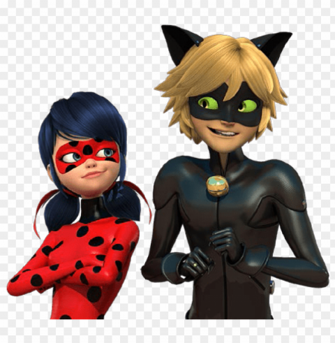 Miraculous Ladybug Chat Noir PNG Images No Background