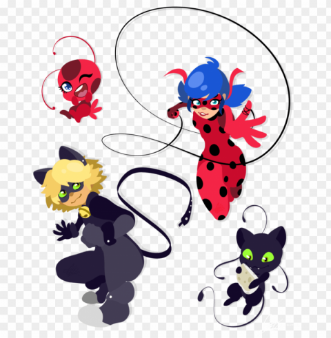 miraculous ladybug-chat noir by embercl - miraculous ladybug chat noir PNG Isolated Object with Clear Transparency