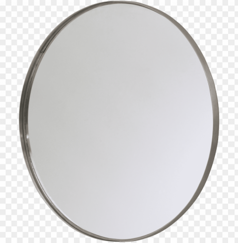 mirror - transparent background glass circle Isolated Object with Transparency in PNG