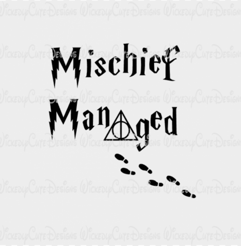 mischief managed PNG files with clear background