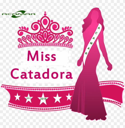 miss catadora - miss universe logo Transparent Background Isolation of PNG