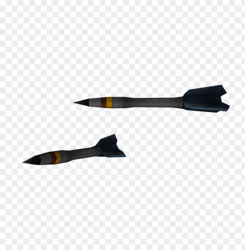 missile Isolated Element in Clear Transparent PNG