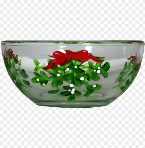 mistletoe love 6 bowl - drouin mistletoe salad bowl the holiday aisle Isolated Item on HighResolution Transparent PNG