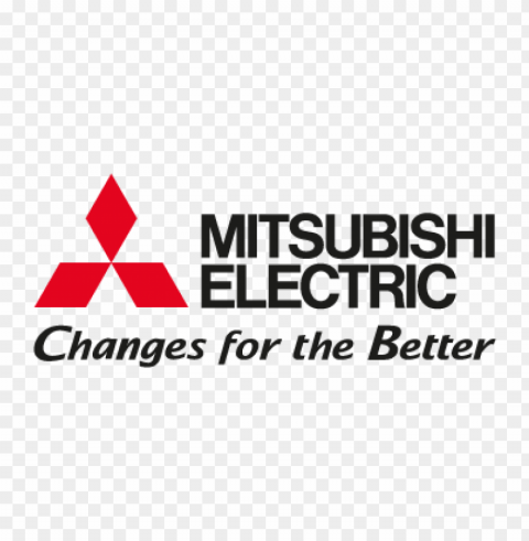 mitsubishi electric eps vector logo Transparent Cutout PNG Graphic Isolation