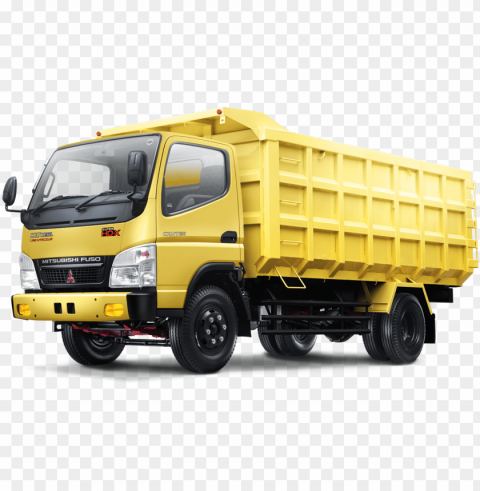 mitsubishi fuso dump truck 155 - mobil truk PNG with Clear Isolation on Transparent Background