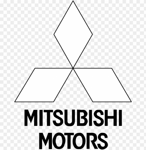mitsubishi motors logo black and white - ئهفسعذهساه logo vector free download PNG Isolated Object on Clear Background