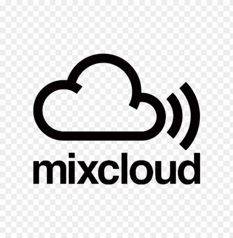 mixcloud logo PNG with Isolated Object