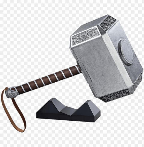 mjolnir electronic hammer marvel legends series - avengers legends series mjolnir electronic thor hammer PNG for presentations PNG transparent with Clear Background ID 8a6cac3e