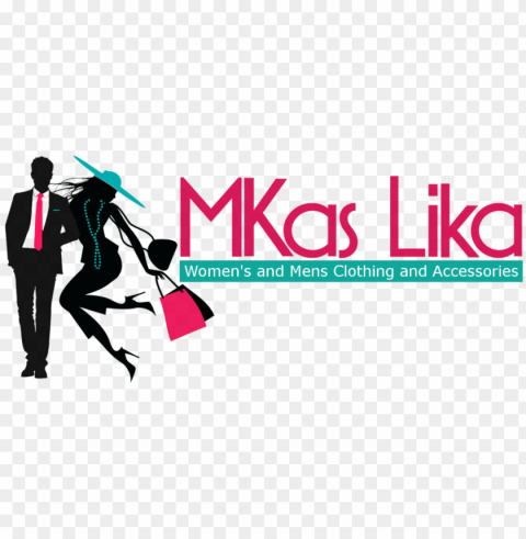 mkaslika full logo - men and woman fashion logo Free PNG images with alpha channel set
