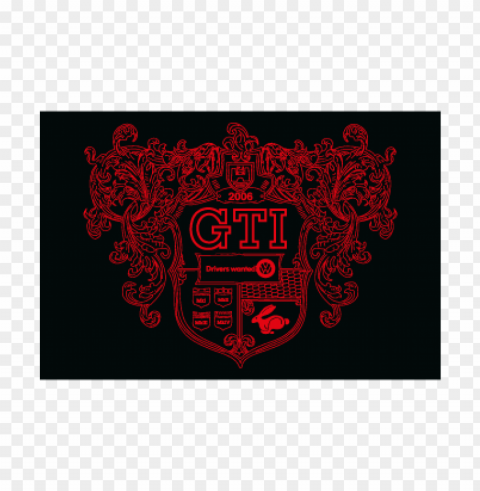 mkv gti crest vector logo free Transparent background PNG stockpile assortment