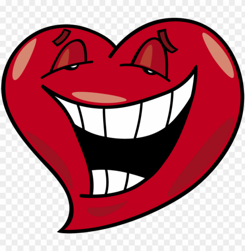 mlena - laughing heart Isolated Element in Transparent PNG