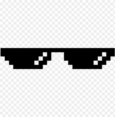 mlg glasses green screen - gafas thug life Clean Background Isolated PNG Icon