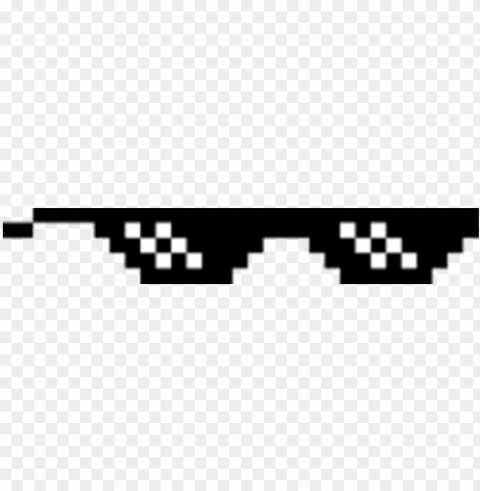mlg - like a boss sunglasses PNG Image Isolated with Clear Transparency