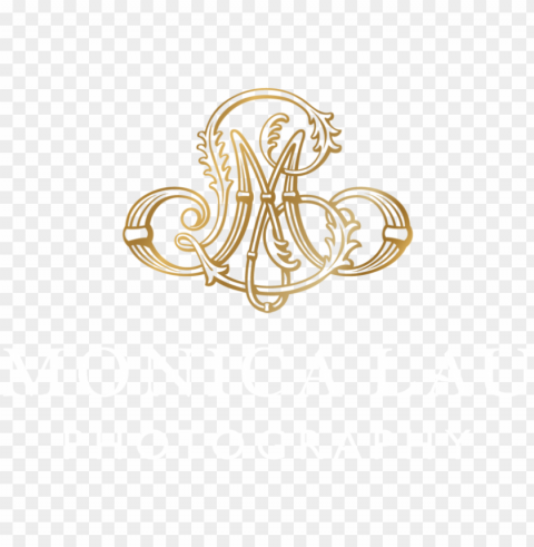 mlp logo logo-gold and white - calligraphy Isolated Icon on Transparent PNG